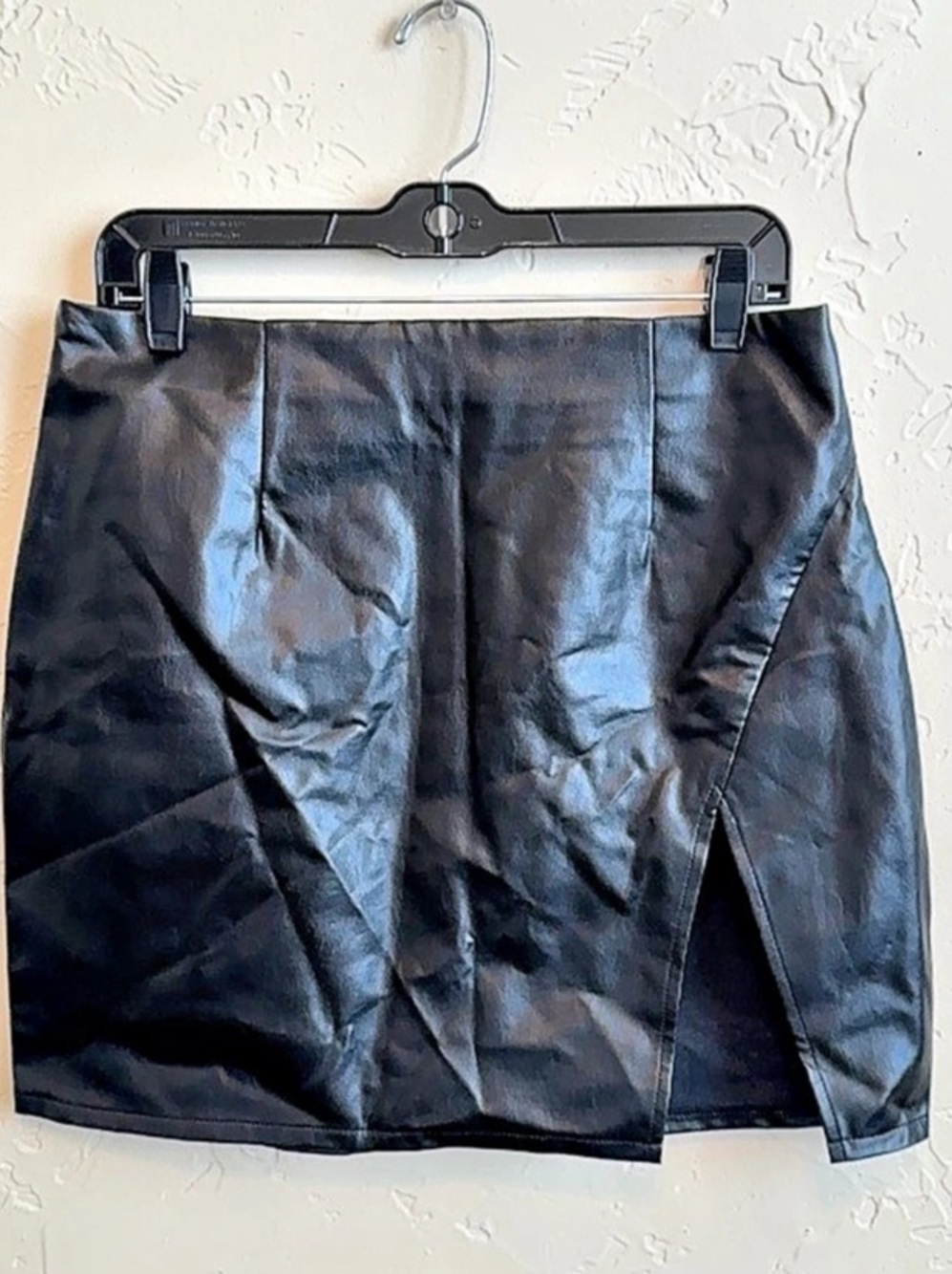 Lulus Walking the Walk Black Vegan Leather Mini Skirt Faux Leather Mini Skirt